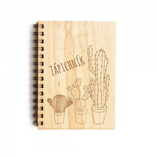 Dřevěný poznámkový blok Zápichník